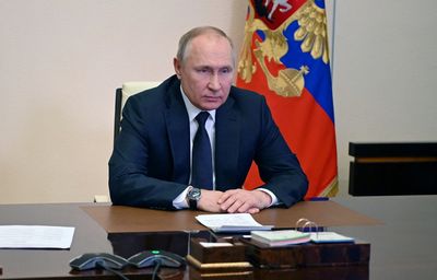 Russia’s Putin says Ukraine advance ‘going to plan’