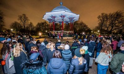 Crowds gather to remember Sarah Everard at Clapham Common vigil