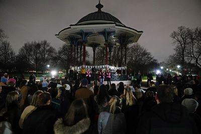 Hundreds of Londoners hold vigil for Sarah Everard one year after abduction