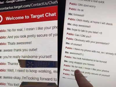 Target customer finds love with customer service online chat in viral video