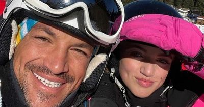 Peter Andre says 'this is the life' as he enjoys snowy break with daughter Princess