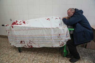 AP PHOTOS: Day 8, grim reality of Russian invasion