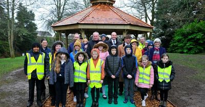 Official opening for new shelter in Castledykes Park in Dumfries