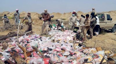 Yemeni Authorities Destroy Large Quantities of Illicit Drugs Linked to Houthis in Hajjah