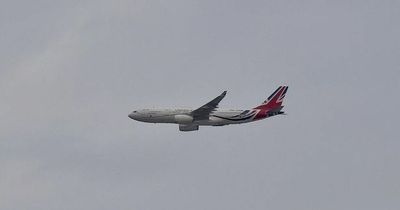 Prime Minister's plane spotted circling over East Midlands