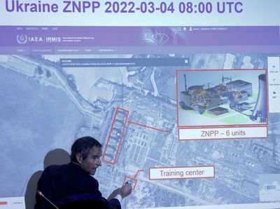 No damage to reactors at Ukraine's Zaporozhzhia nuclear plant -IAEA chief