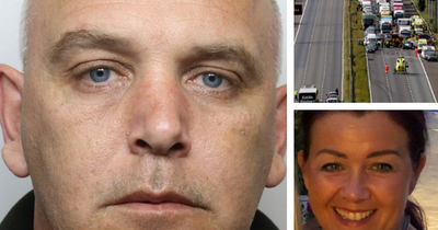 Texting lorry driver killed nurse in horrific M62 smash - then desperately tried to evade justice