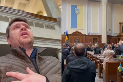 We are here: Singing in parliament ‘sends message to world’, says Ukrainian MP