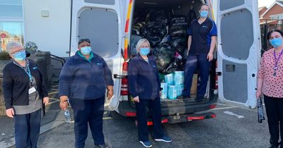 East Belfast dementia day centre fills transit van with donations for Ukraine
