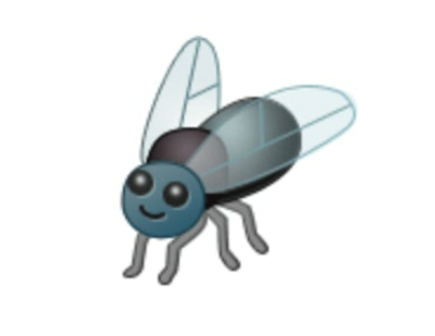 Samsung's fly emoji has the dumbest little face