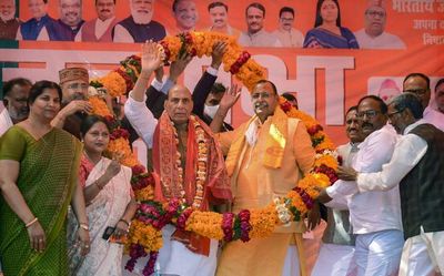In U.P. rally, Rajnath speaks of India’s valour on global stage
