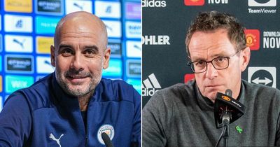 Ralf Rangnick and Pep Guardiola make their thoughts on each other clear ahead of derby