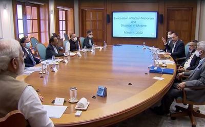 PM Modi chairs meeting on Ukraine crisis