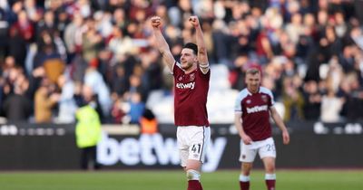 West Ham star Declan Rice makes honest Champions League claim amid Chelsea transfer interest