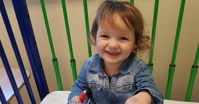 The extraordinary toddler who always bounces back despite having chemotherapy for half her life