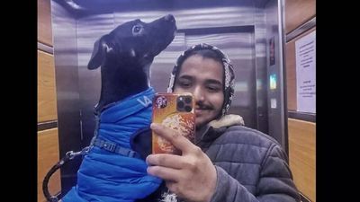 Ukraine war: Rishabh Kaushik, with pet Maliboo, reaches home in Dehradun