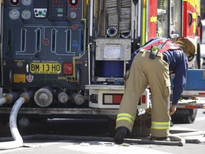 Two injured in Sydney petrol station fire