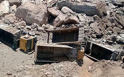Stone quarry collapse: Body retrieved, search on for two more workers