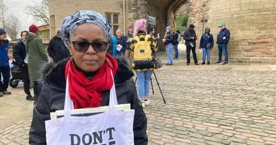 Protestors call for apology over handling of 'racist incident' at Nottingham Castle