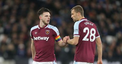 Confirmed West Ham team news against Liverpool as Moyes makes Rice and Soucek decisions