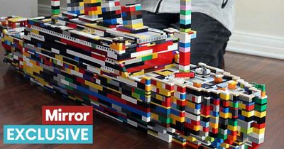 Titanic fan, 10, makes incredible 7kg Lego model from MEMORY using YouTube clips