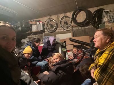 'I've run out of tears': Ukrainian mother flees but vows to return