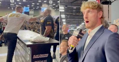 YouTube boxer Logan Paul left speechless by "absurd" KO at Slap Fighting Championship