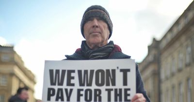 Campaigners protest against cost of living crisis in Newcastle