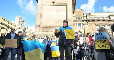 'This is no longer just a one-country conflict' - Ukrainians in Newcastle call for no-fly zone as they protest against Russian invasion