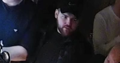 Police want to speak to this man about early morning assault in upmarket bar which left victim with facial injuries