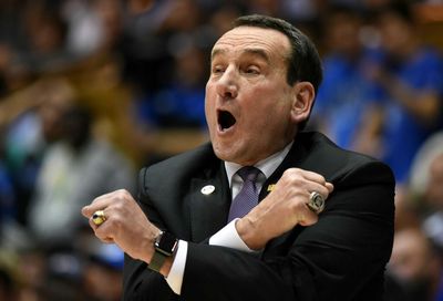 Mike Krzyzewski was brought to tears by Duke’s lovely video tribute