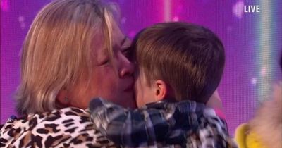 Edinburgh mum in tearful first meeting with grandson on Saturday Night Takeaway