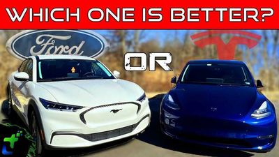 Tesla Model Y Owner Reviews Ford Mustang Mach-E