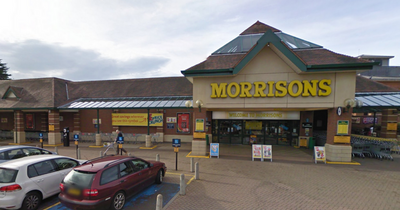 Armed man pulls out gun threatening terrified Morrisons shoppers in robbery spree