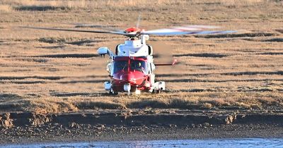 Man who got stuck in mud had to be rescued by helicopter