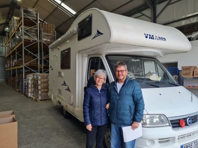 Hampshire couple take Molly the motorhome to help people fleeing Ukraine