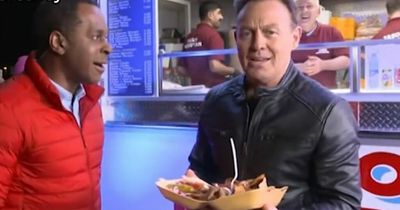 Jason Donovan finally visits famous Jason Donervan kebab van