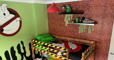 Mum creates ‘Ghostbusters’ bedroom for just £80 using B&Q and Amazon bargains