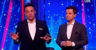 Ant and Dec forced to apologise over 'rude words' on ITV's Saturday Night Takeaway