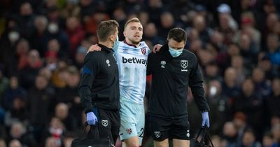 West Ham provide Jarrod Bowen injury update after what happened in Liverpool clash