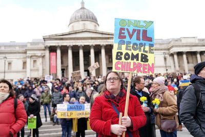 Anti-war protesters told of nuclear threat at Ukraine demonstration