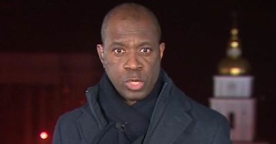 BBC presenter Clive Myrie escapes Kyiv as he shares devastating message about Ukraine