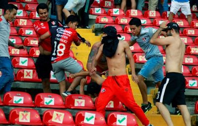 26 injured as fans clash at Mexico football match