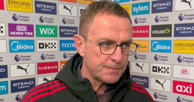 Ralf Rangnick gives honest assessment of Man Utd's failure in Man City embarrassment