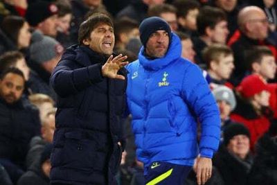 Antonio Conte says it is ‘very difficult to see a target’ for Tottenham season after FA Cup exit