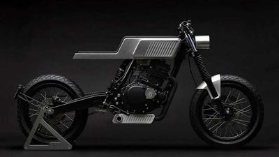 This Suzuki GN250 Has Been Transformed Into A Radical Boxy Scrambler