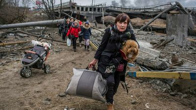 Russian shelling forces 1.5 million Ukrainians to flee their homes