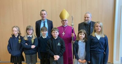 Gatehouse Primary welcomes Bishop of Glasgow and Galloway Diocese