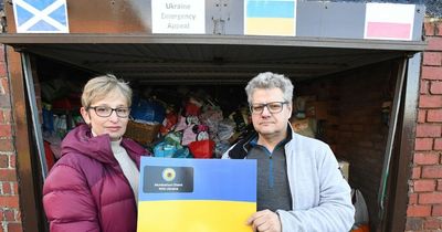 Lanarkshire volunteers rally together to help those suffering in Ukraine