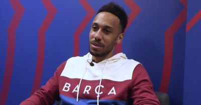 Pierre-Emerick Aubameyang aims subtle jibe at Arsenal with latest Barcelona claim
